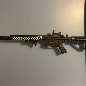 G&G CM16 13” barrel $300 of modifications like new used